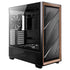 Antec FLUX Mid Tower PC Case - Tempered Glass, Black/Wood, 5 PWM Fans, USB-C, E-ATX/ATX/mATX/ITX Compatibility - North East Peripherals Ltd