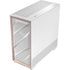 Antec Flux PRO Full Tower PC Case with Tempered Glass, White/Wood, 6 Pre-Installed Fans, USB Type-C, E-ATX/ATX/mATX/mITX Compatibility