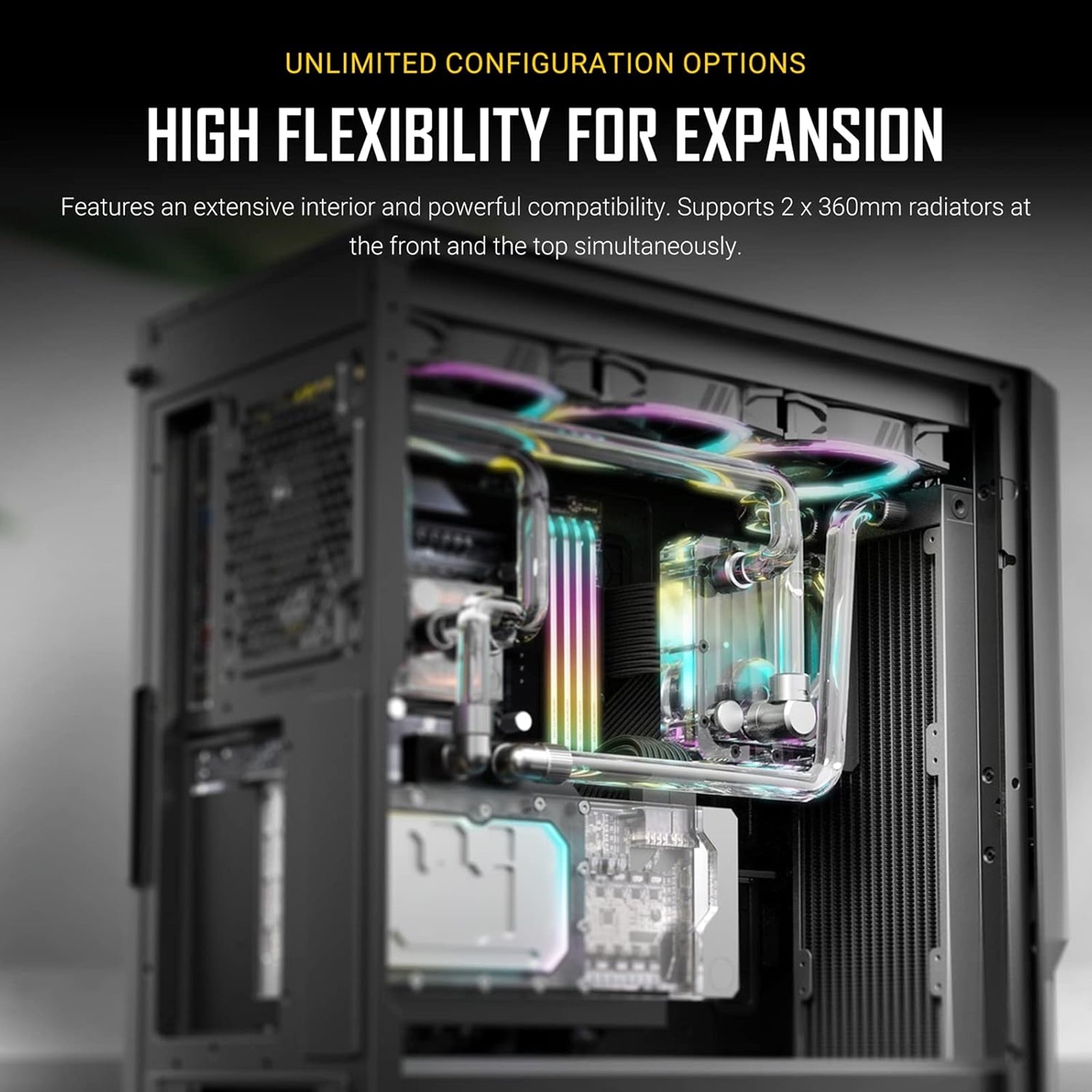 ANTEC P20CE Case, E-ATX Gaming, Black, Mid Tower, 2 x USB 3.0 / Type-C 3.2 Gen 2 x 1, E-ATX, ATX, Micro-ATX, ITX