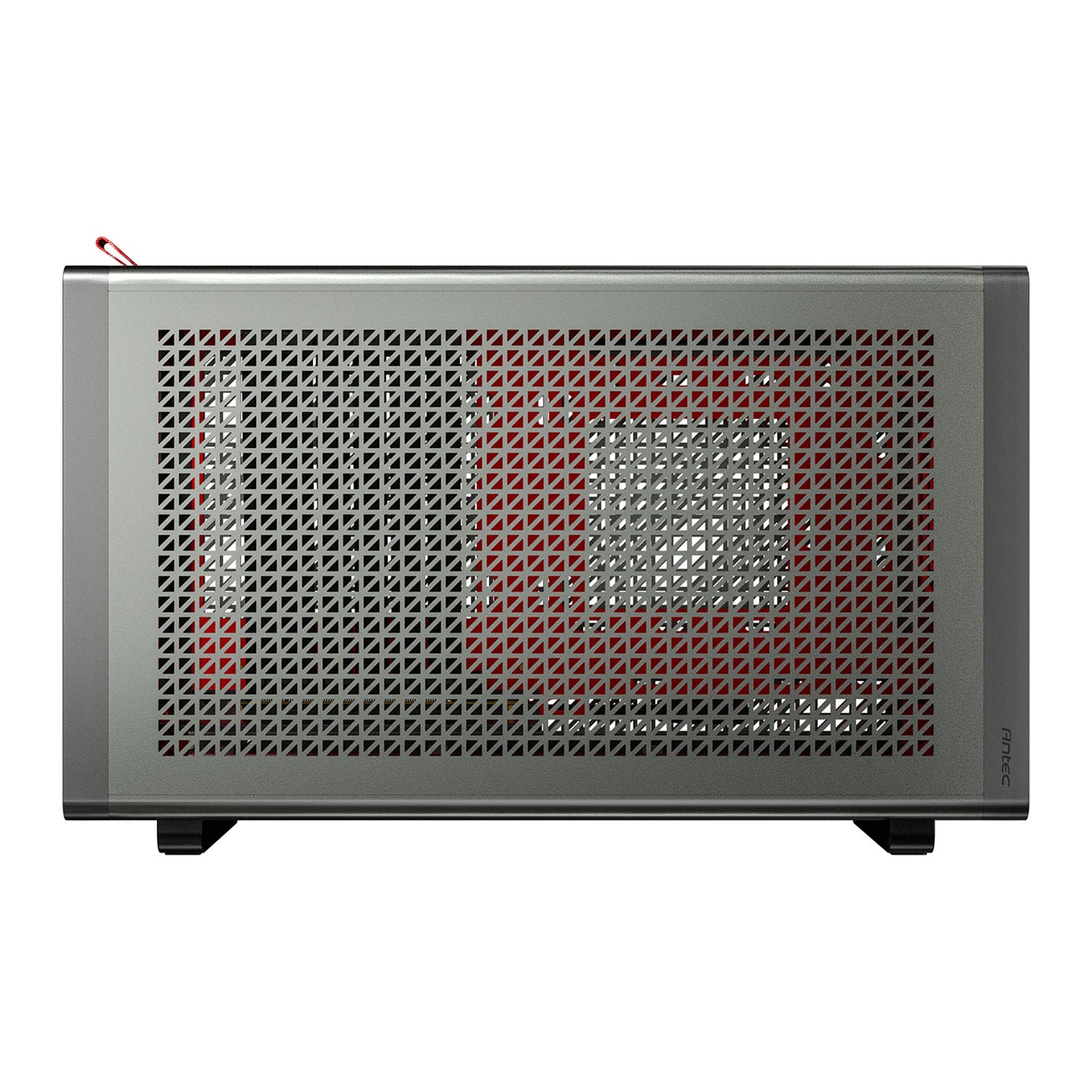 Antec Performance 1M Aventurine Mini-ITX Gaming Case with Aluminum Finish, PCIe 4.0 Riser Cable, USB 3.2 Gen2 Type-C, Tool-Free Side Panels, Solid Side Panel, SFX-L & SFX PSU Support