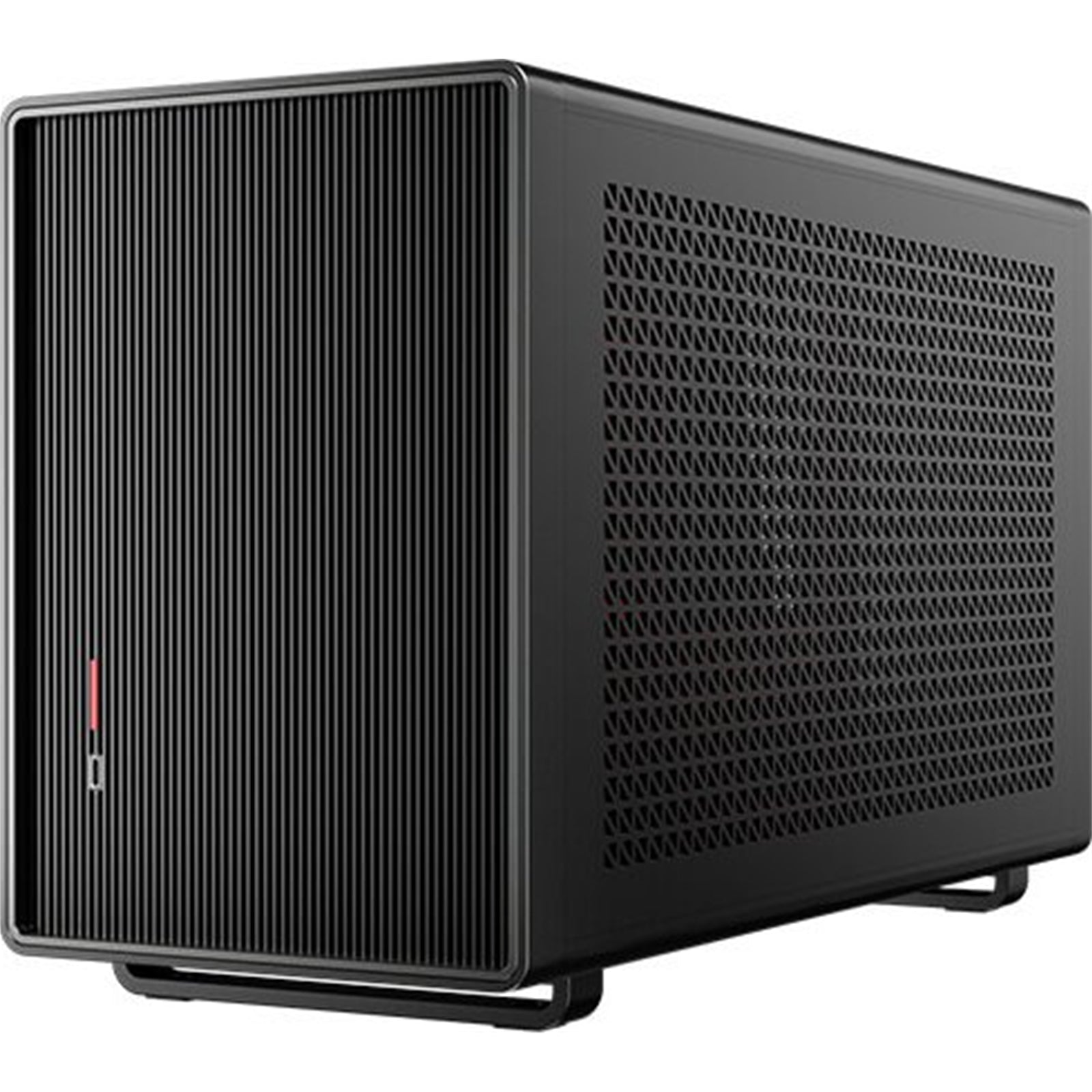 Antec Performance 1M Black Mini-ITX Gaming Case with Aluminum Finish, PCIe 4.0 Riser Cable, USB 3.2 Gen2 Type-C, Tool-Free Side Panels, Solid Side Panel, SFX-L & SFX PSU Support