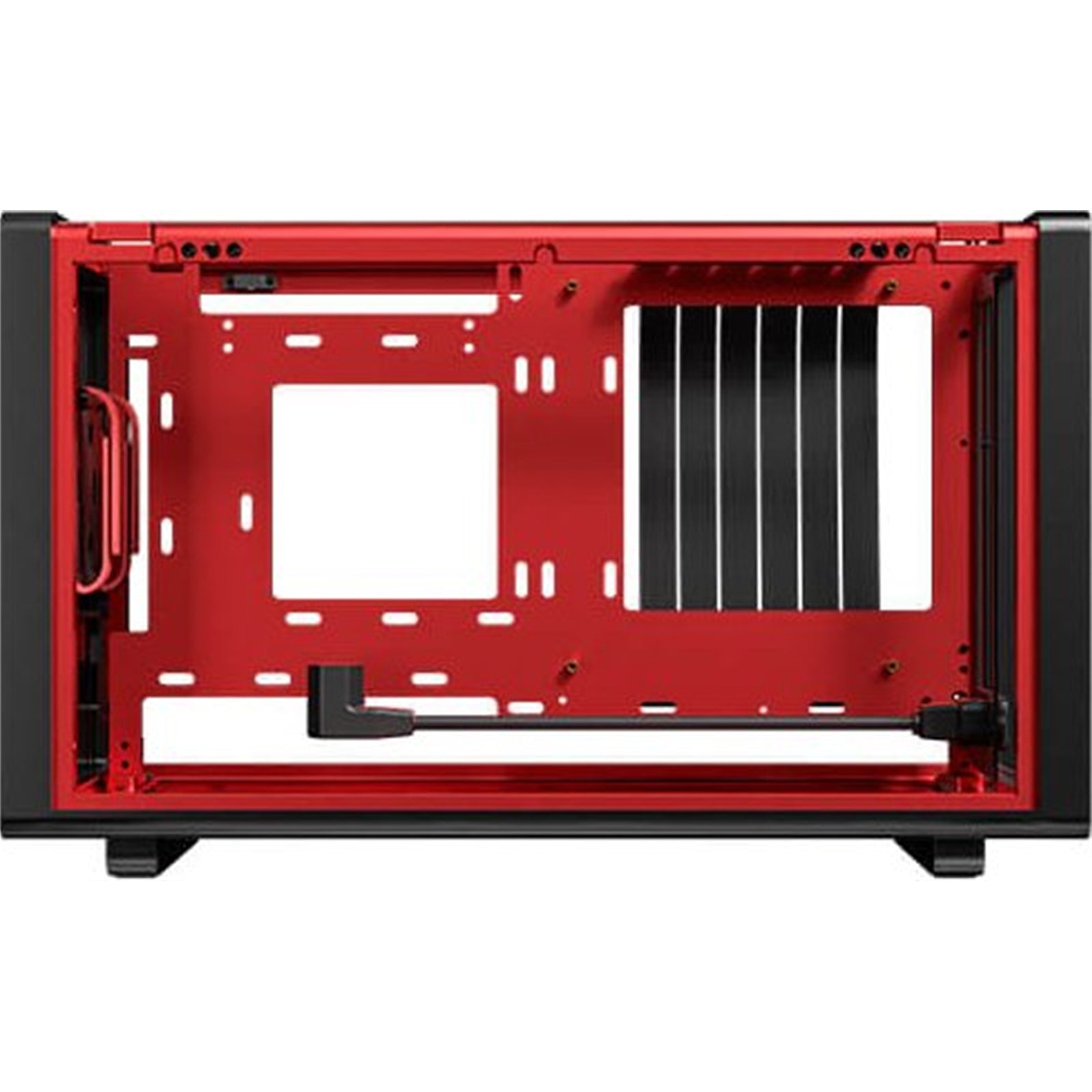 Antec Performance 1M Black Mini-ITX Gaming Case with Aluminum Finish, PCIe 4.0 Riser Cable, USB 3.2 Gen2 Type-C, Tool-Free Side Panels, Solid Side Panel, SFX-L & SFX PSU Support