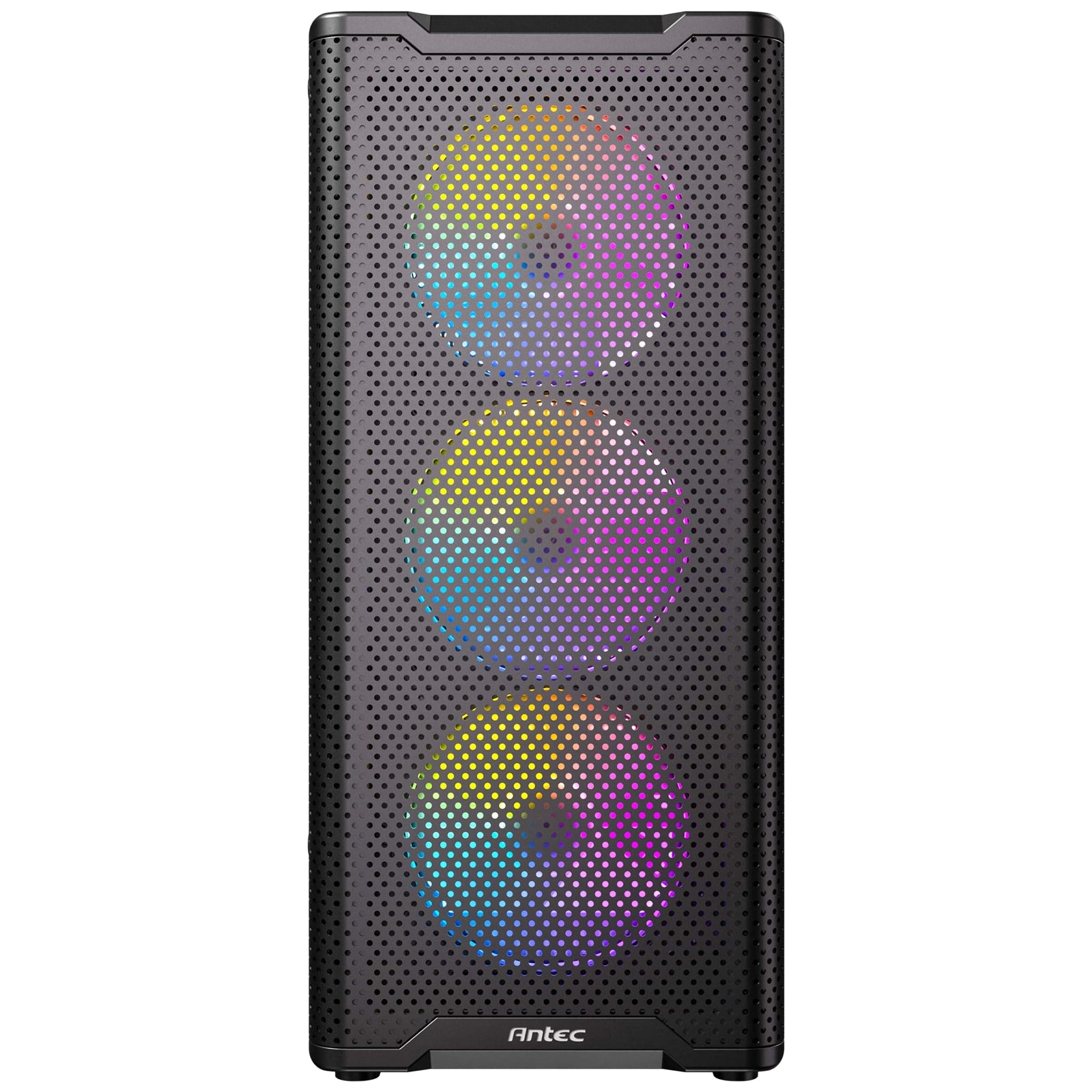 Antec VX310 ARGB  Mid-Tower Gaming PC Case - Pre-Installed 4 x 120mm ARGB Fans, Tempered Glass Side Panel, High-Airflow Mesh Front - ATX/Micro-ATX/ITX