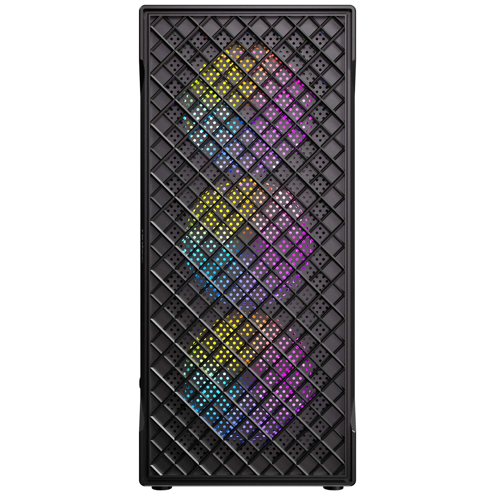 Antec VX320 ARGB  Mid-Tower Gaming PC Case - Pre-Installed 4 x 120mm ARGB Fans, Tempered Glass Side Panel, High-Airflow Mesh Front - ATX/Micro-ATX/ITX