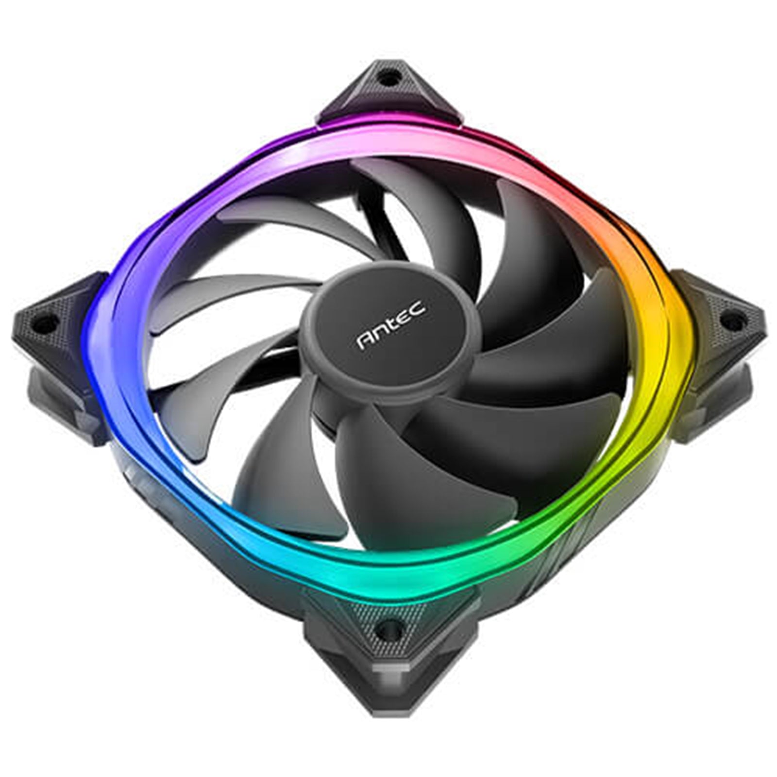 Antec Fusion 120mm ARGB, Black, Upto 2000RPM, 57.93CFM Airflow, 31.24dB Max, 4-pin PWM 3-pin LED