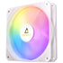 Antec P12R ARGB Reverse PWM 120mm Fan - 4-Pin, White, High-Airflow Cooling, 9-Blade Design with Anti-Vibration Pads - North East Peripherals Ltd