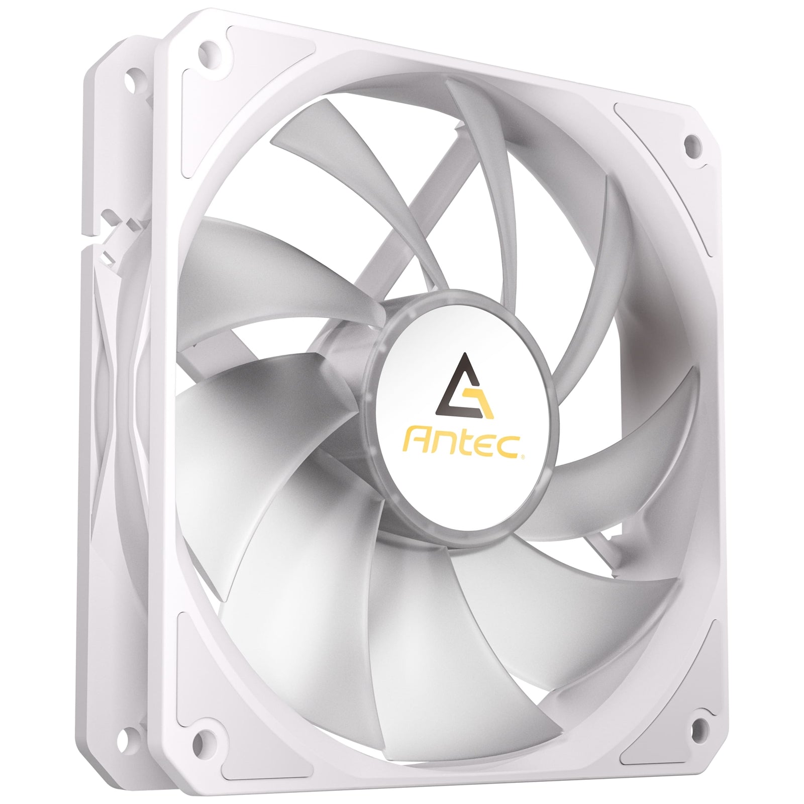 Antec P12R ARGB Reverse PWM 120mm Fan - 4-Pin, White, High-Airflow Cooling, 9-Blade Design with Anti-Vibration Pads - North East Peripherals Ltd