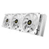 ANTEC Symphony 360 AiO Liquid CPU Cooler, Universal Socket, White, 360mm Radiator, PWM 1600RPM Cooling Fans, Addressable RGB LED Lighting with Chromatic ARGB Lighting Pump Head