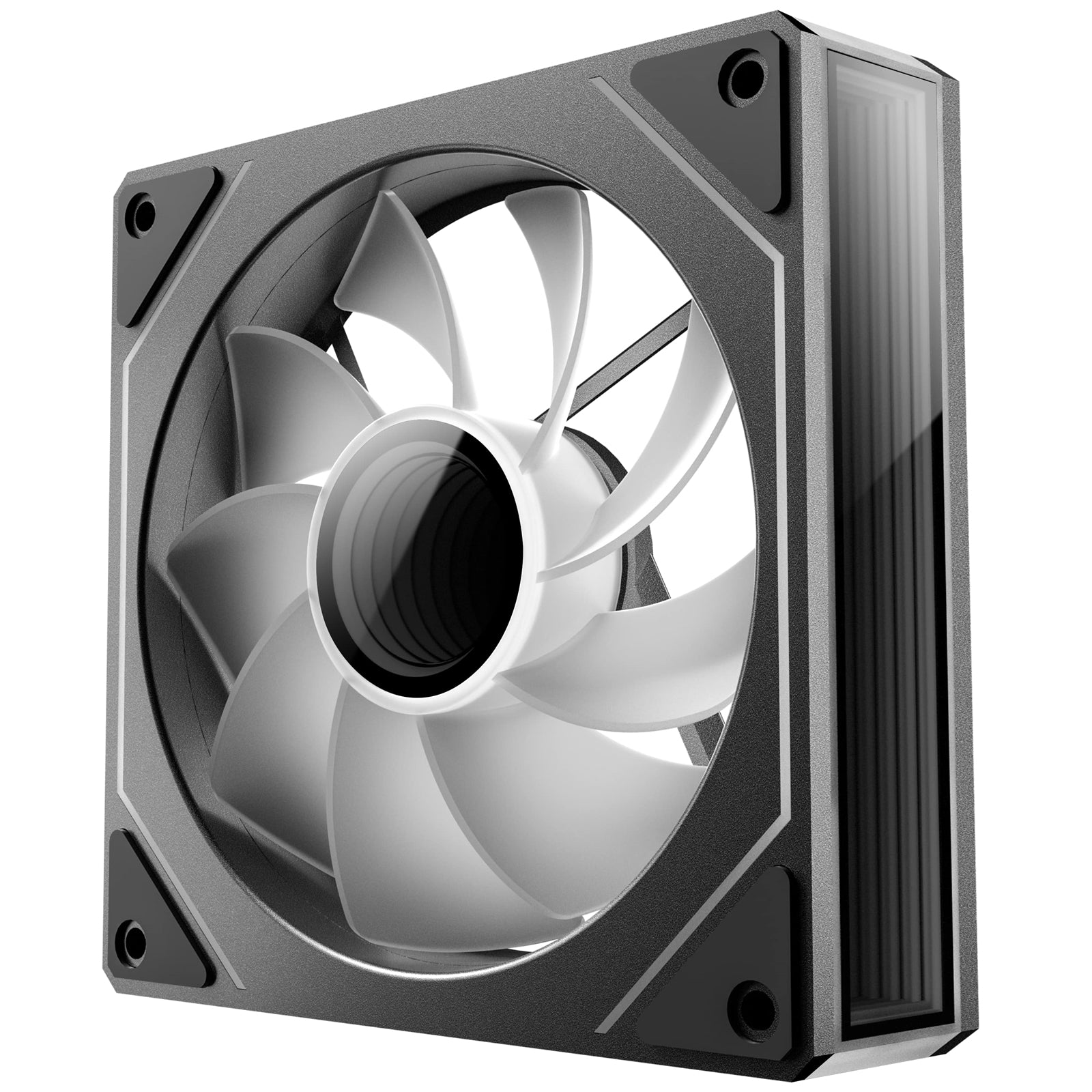 Antec Vision 120mm Reverse ARGB - 3 PK, Black, Up to 1500RPM, 37.2CFM Airflow, 27.5dB Max, 4-pin ARGB 3-pin