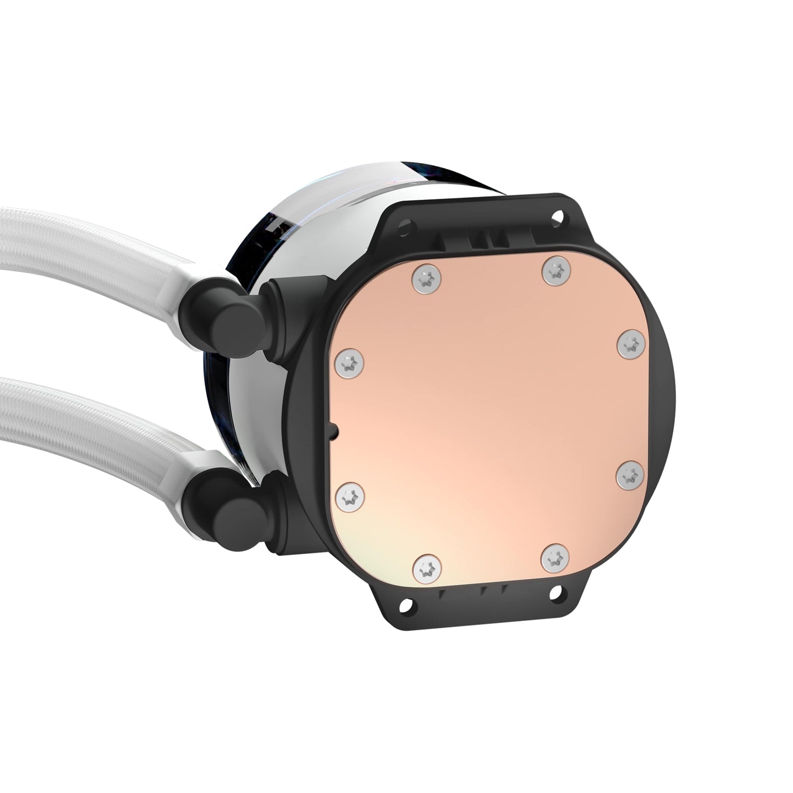 Antec Vortex Lum 360 ARGB White CPU Liquid Cooler - Intel & AMD Compatible, 3 x 120mm ARGB Fans, Suspended Spiral Pump Head, Enhanced Cooling Performance