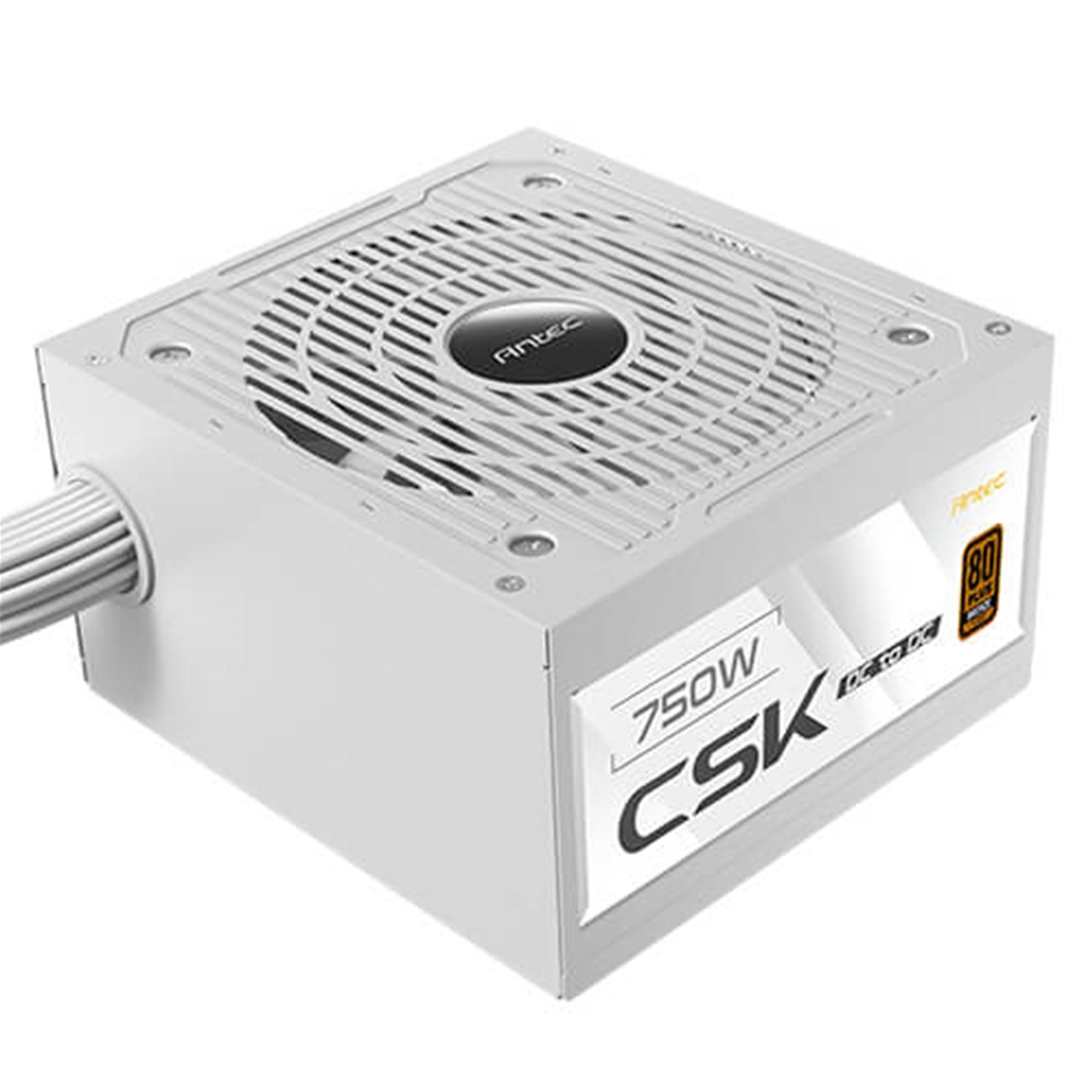 Antec CSK DC 750W White PSU, 80+ Bronze, Fully Wired, Antec's 5-year warranty