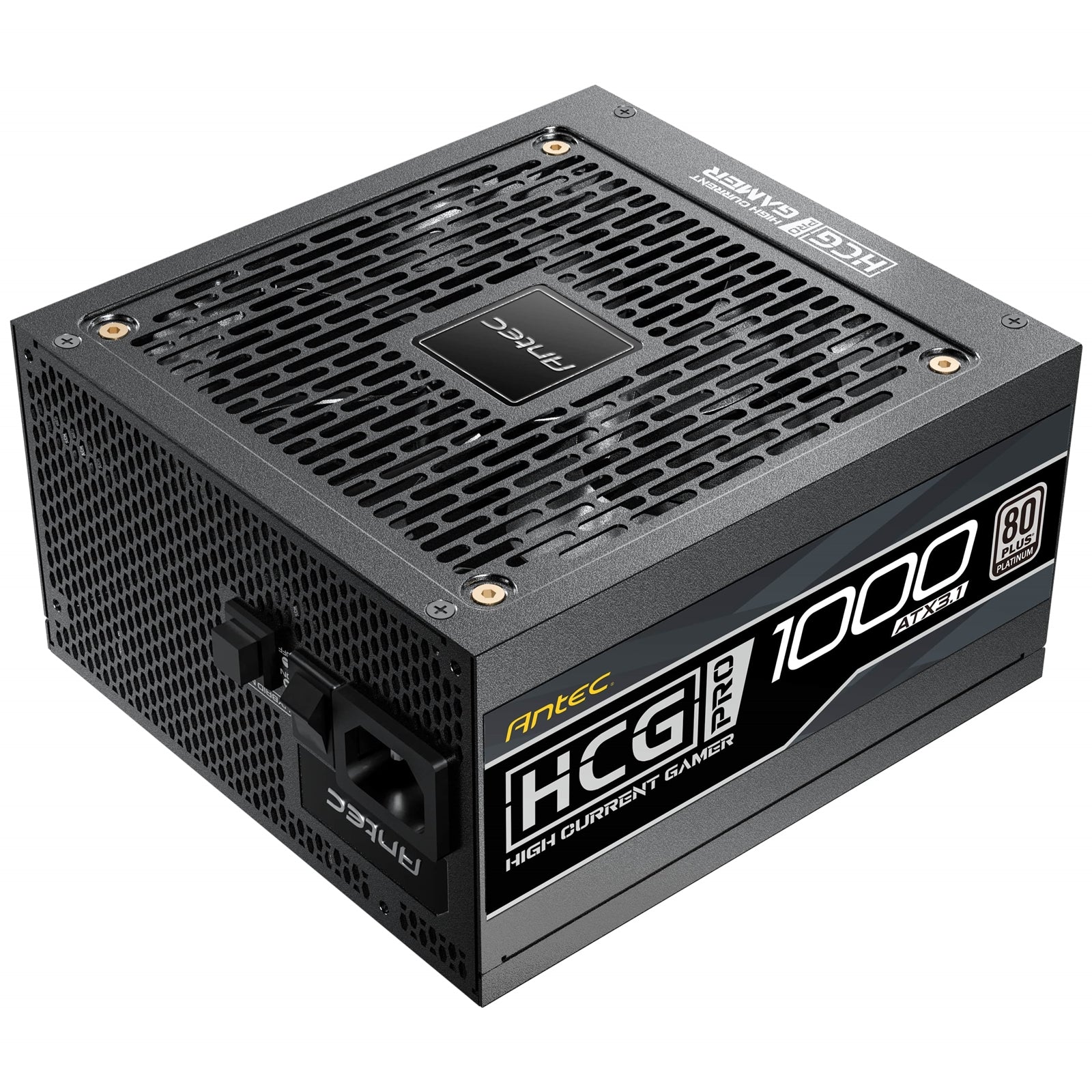 Antec HCG1000 PRO Platinum ATX 3.1 Power Supply - 1000W, Fully Modular, 80 PLUS Platinum Certified, Silent Fan, High-Performance Gaming PSU