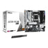 ASRock A620AM Pro RS WiFi AMD Socket AM5 Motherboard, 4 x DDR5 DIMM Slots, 1 x M.2 Socket (Key E), 2 x USB 3.2 Type-C, 2.5G LAN, 802.11axe Wi-Fi 6E Module, 1 x HDMI Port/ 1 x Display Port