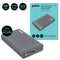 PREVO AD10C 100W USB-C Power Delivery PD 20000mAh Portable Fast-Charging Powerbank with Digital Display, Dual USB-C & USB-A with 100W USB-C Cable Included for Laptops, Ultrabooks, Chromebooks, Smartphones & Tablets