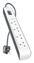 Belkin BSV400AF2M surge protector White 4 AC outlet(s) 2 m