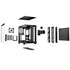 be quiet! Light Base 500 LX BGW85 Mid-Tower Case, Tempered Glass, 4 x ARGB Light Wings LX Fans, High Airflow ATX Case, USB-C 10Gbps, 400mm GPU Support, Vertical GPU Mount, Black