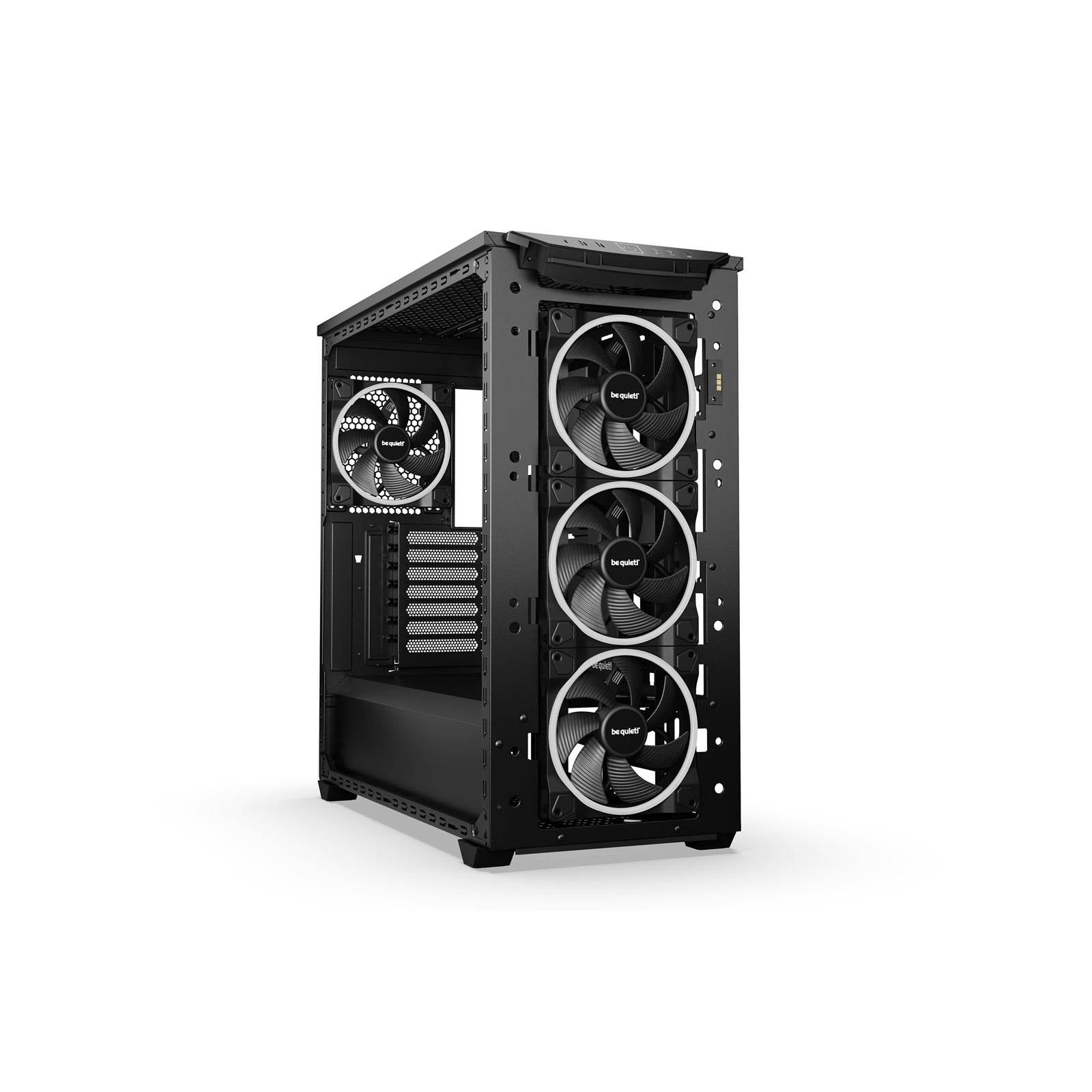 be quiet! Shadow Base 800 FX ARGB Black Mid Tower Chassis, Addressable RGB LEDs, 4x 140mm Fans, mITX/mATX/ATX/EATX - North East Peripherals Ltd