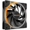 be quiet! Light Wings PWM High Speed Addressable RGB Fan, 120mm, 2500RPM, 4-Pin PWM Fan & 3-Pin ARGB Connectors, Black Frame, Black Blades, ARGB Lighting on Front & Rear - North East Peripherals Ltd