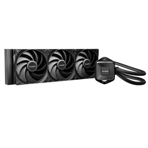 be quiet! Pure Loop 3 Liquid CPU Cooler, Universal Socket, 360mm Radiator, 3 x Pure Wings 3 120mm PWM High Speed, 3-year manufacurer's warranty.