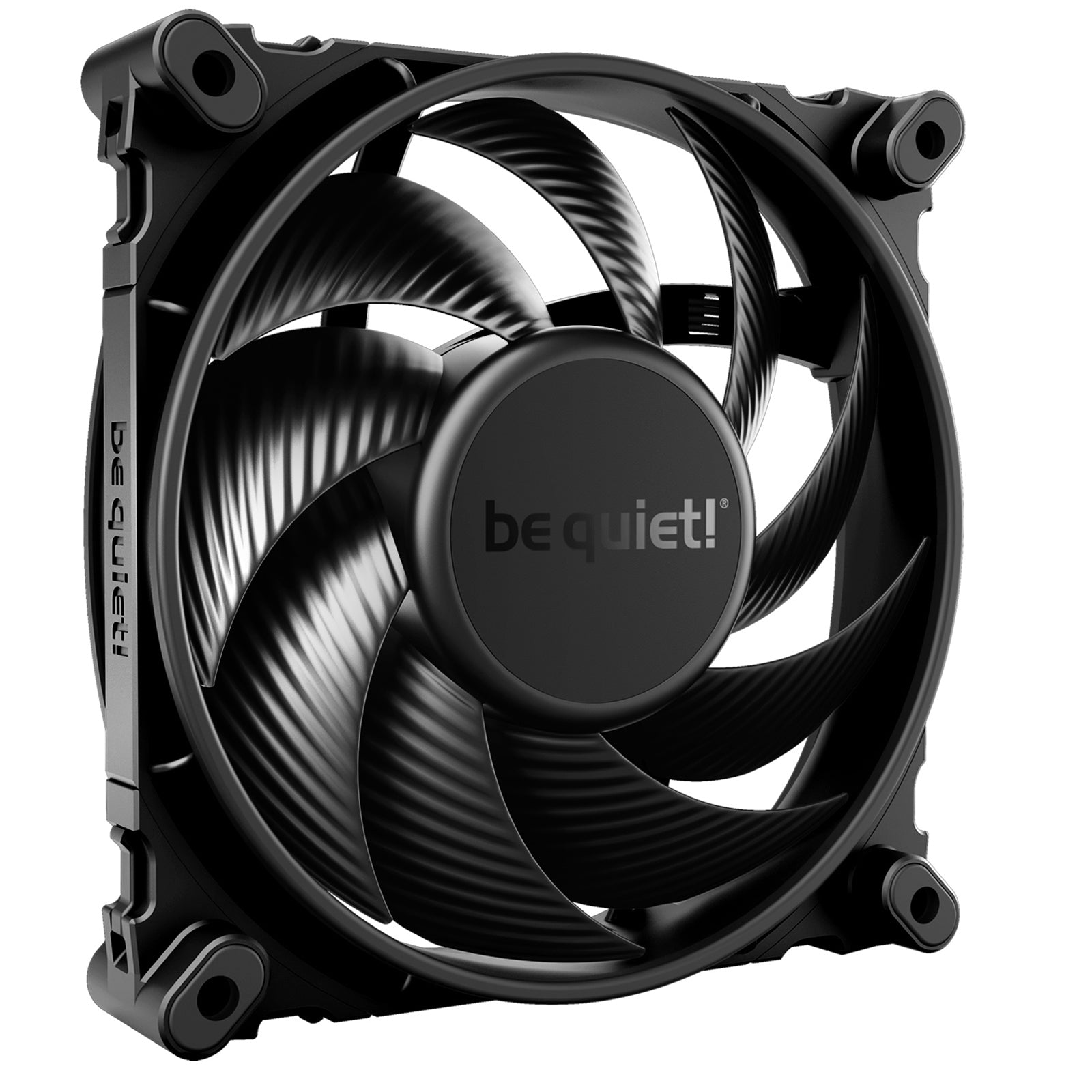 be quiet! Silent Wings 4 PWM High Speed Black Fan, 120mm, 2500RPM, 4-Pin PWM Fan Connector, Black Frame, Black Blades, Optimized Fan Blades for High End Performance, 2 Mounting Options - North East Peripherals Ltd