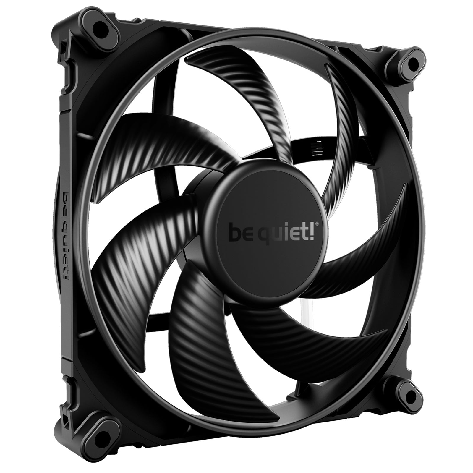 be quiet! Silent Wings 4 PWM High Speed Black Fan, 140mm, 1900RPM, 4-Pin PWM Fan Connector, Black Frame, Black Blades, Optimized Fan Blades for High End Performance, 2 Mounting Options - North East Peripherals Ltd