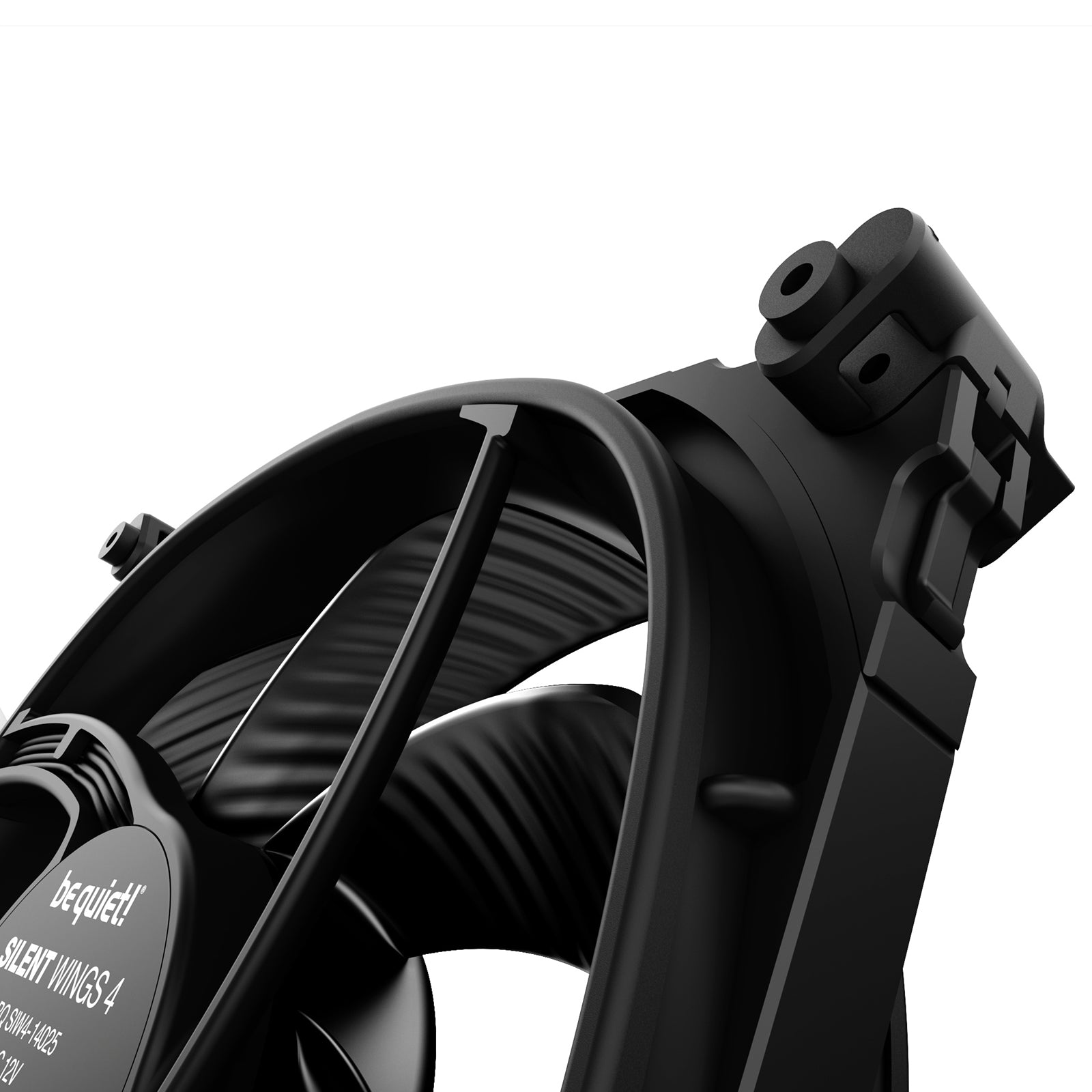 be quiet! Silent Wings 4 PWM High Speed Black Fan, 140mm, 1900RPM, 4-Pin PWM Fan Connector, Black Frame, Black Blades, Optimized Fan Blades for High End Performance, 2 Mounting Options - North East Peripherals Ltd