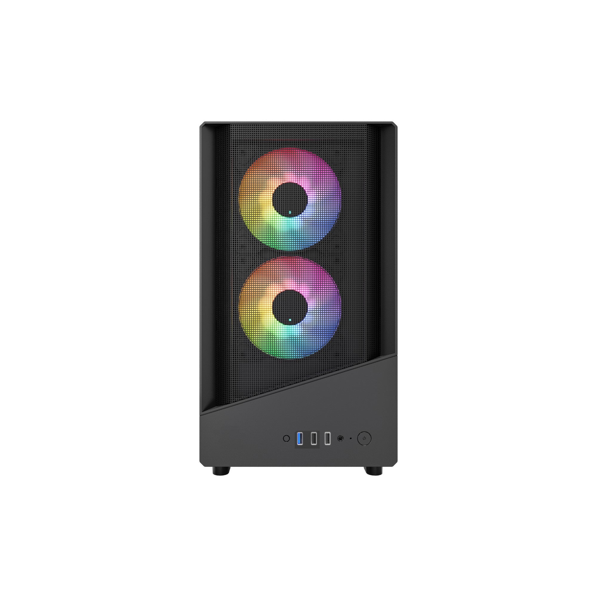 VIDA SPIRE M MATX BLACK GAMING CASE Micro Tower