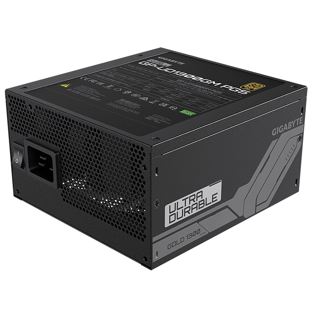 GIGABYTE UD1300GM PG5 Power Supply Unit 1300W 80+ Gold ATX 3.1 PCIe 5.1 Modular Black