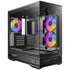Antec Constellation C2M ARGB Micro-ATX PC Case, 270' Panoramic Tempered Glass, 240mm and 120mm ARGB PWM Fans, USB-C, 360mm Radiator Support, Black