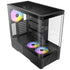 ANTEC Constellation C6 AirAntec Mid-Tower Gaming PC Case - 2 x 120mm PWM Reverse fans, 1 x 140 PWM fan at rear, Curved Glass Desgin with 3-sided Tempered Glas, ATX/Micro-ATX/ITX - White