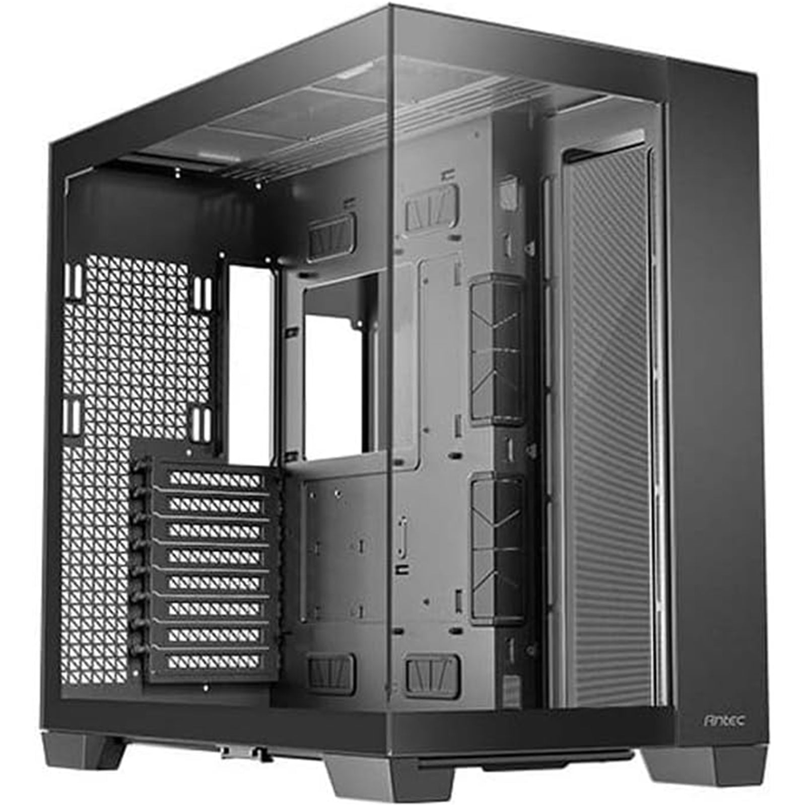 ANTEC Constellation C8 Dual Chamber Case, Gaming, Black, Full Tower, 2 x USB 3.0 / 1 x USB Type-C, Seamless Left and Front Tempered Glass Side Panel, E-ATX, ATX, Micro ATX, ITX