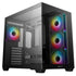 DeepCool CG530 4F Mid-Tower Case with Tempered Glass Panels, 4 Pre-Installed ARGB Fans, and Optimal Airflow Support, Black