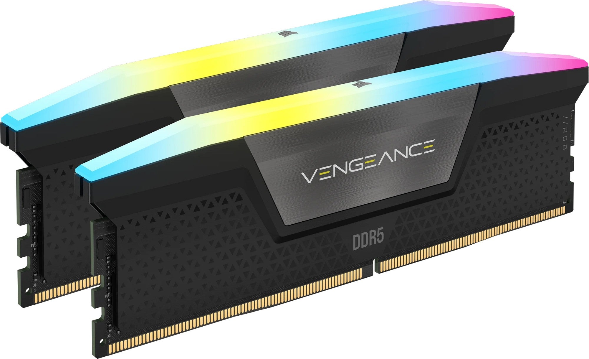 Corsair Vengeance RGB RAM Kit 32GB (2x16GB) DDR5 6000MHz C38 RGB CMH32GX5M2B6000C38