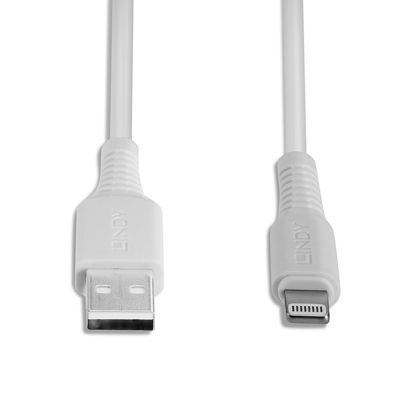 Lindy 31327 2m USB-A (M) 2.0 To Lightening (M) MFi Certified 480Mbps Cable - White