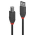 Lindy 36672 1m USB-A (M) 2.0 To USB-B (M) 2.0 Anthra Line 480Mbps Cable - Black