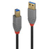 Lindy 36744 5m USB-A (M) 3.2 To USB-B (M) 3.2 Anthra Line 5Gbps Cable - Black