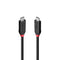 Lindy Black Line 37002 2m USB4 240W Cable, 24 pin USB-C (M) to 24 pin USB-C (M)