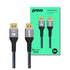 Prevo DP14-2M DisplayPort Cable, DisplayPort 1.4 (M) to DisplayPort 1.4 (M), 2m, Black & Grey, Supports Displays up to 8K@60Hz, Robust Braided Cable, Gold-Plated Connectors, Superior Design & Performance, Retail Box Packaging