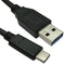 USB 3.1 Type C (M) to Type C (M) Cable 0.5m Black OEM Data Cable