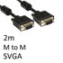 SVGA (M) to SVGA (M) 2m Black OEM Display Cable