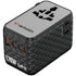 Verbatim (30190) Charge 'n' Travel 170W Universal Travel Adapter Black, Charge Up To 6 Devices AT Once