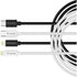 Verbatim (32392) Essentials Sync & Charge USB-C to Lightning Cables (2 pack) Black & White, 1m, 27W PD, 480Mbps, USB Power Delivery 3.0 Supports Up To 27W Charging Power