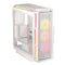 Corsair iCUE LINK 5000T LX RGB Gaming Case w/ Glass Side, E-ATX, 3x RGB Fans & iCUE LINK Hub, RGB Light Strips, USB-C, Asus BTF Compatible, White