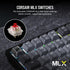 Corsair K65 PLUS Wireless Compact 75% Mechanical RGB Gaming Keyboard, Wireless/Btooth/USB, MLX Red Linear Switches, Sound Dampening, Black