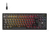 Corsair K70 CORE TKL RGB Mechanical Gaming Keyboard, USB, Red Linear Switches, Sound Dampening, Rotary Dial, Aluminium Top Plate, Black
