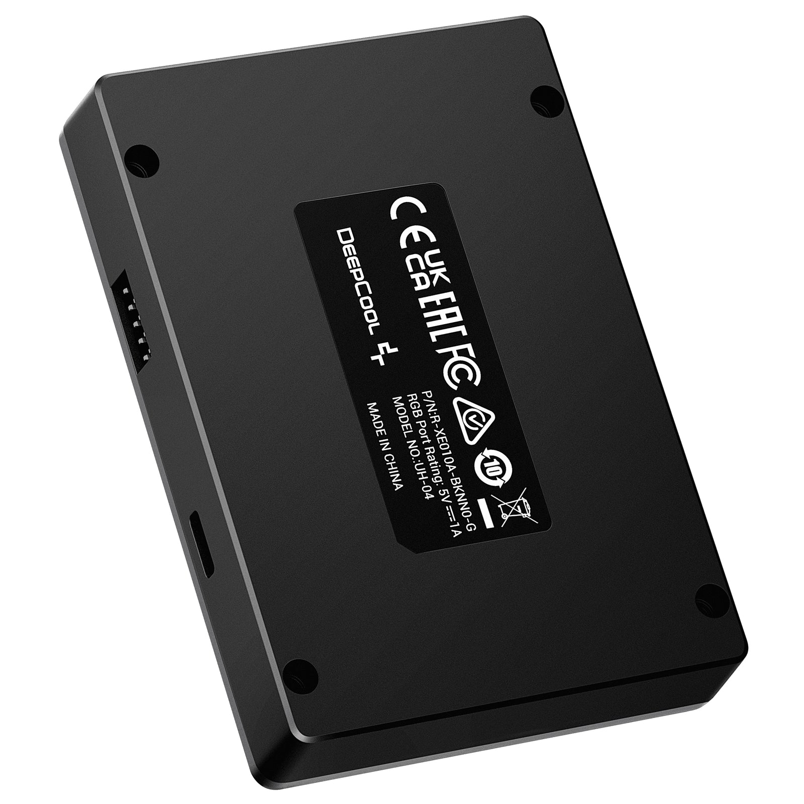 DeepCool USB HUB 4 ports, Easy Setup, Plug-and-play, Windows, macOS Compatibility, Connecting Multiple USB Devices, Black