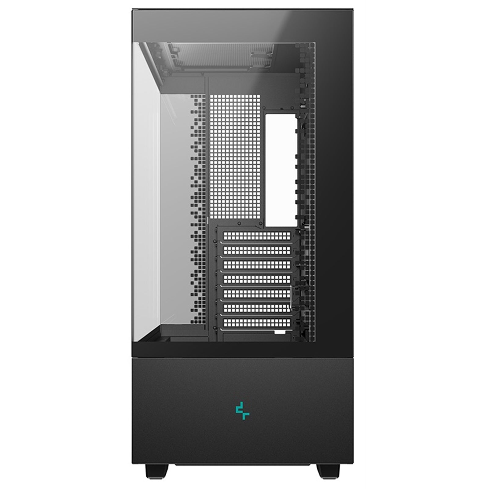 DeepCool CH690 Digital ATX Mid-Tower Case, High-Airflow PC Case with Semi-Glass Panel, USB-C Port, Support for 420mm Radiator, 450mm GPU, ATX PSU, Black