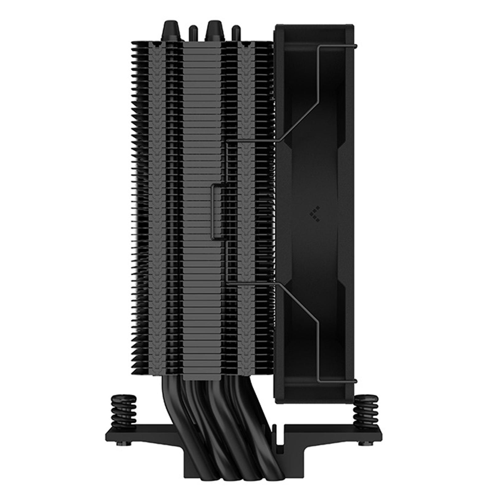 DeepCool AG400 Black ARGB V2 CPU Air Cooler, 120mm PWM Fan, 4 Direct Touch Heat Pipes, Addressable RGB, LGA1851/1700/1200, AM5/AM4 Compatible, High-Performance Single Tower Cooler