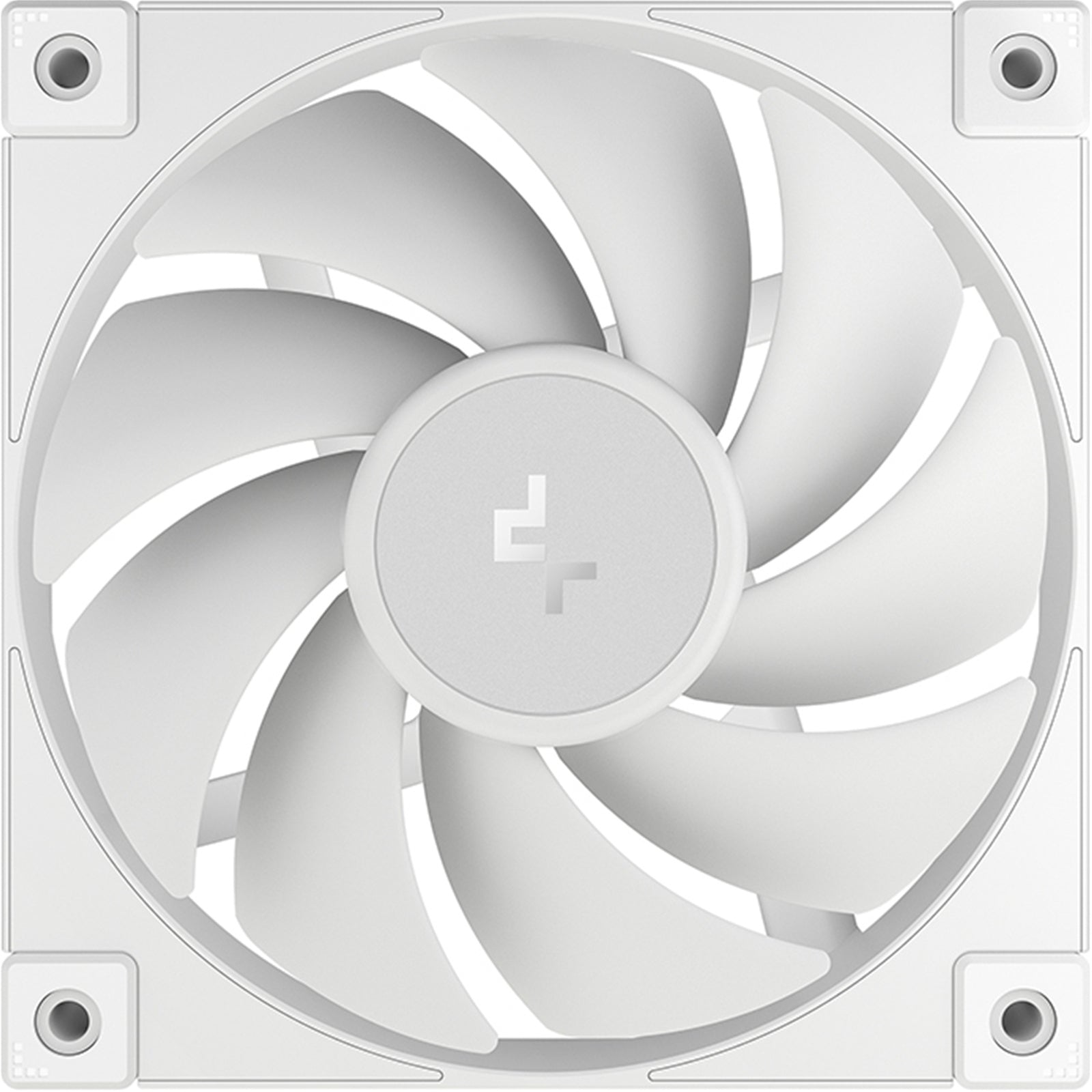 DeepCool FD12 120mm Case Fan 3-Pack, PWM Control, High Airflow, Low Noise, Hydro Bearing, White, Anti-Vibration Pads, 4-Pin Connector