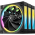 DeepCool FL12 120mm PWM 3 Pack Reverse Fan - High Performance, Low Noise, Fluid Dynamic Bearing, 36 ARGB LEDs, 500-2150 RPM, 55 CFM Airflow, 4-Pin PWM Control